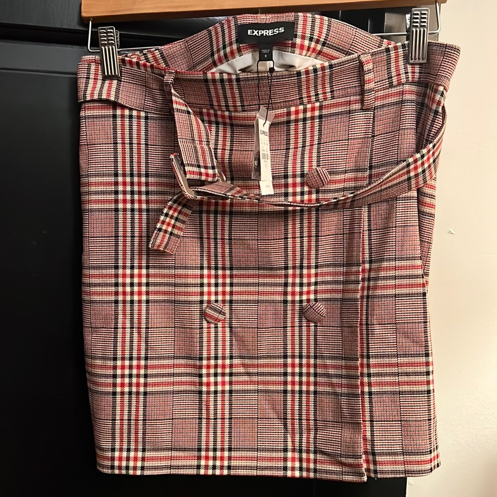 Women’s Express Plaid Skirt